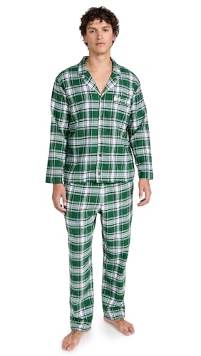 Eberjey Men's Plaid Flannel Long PJ Set