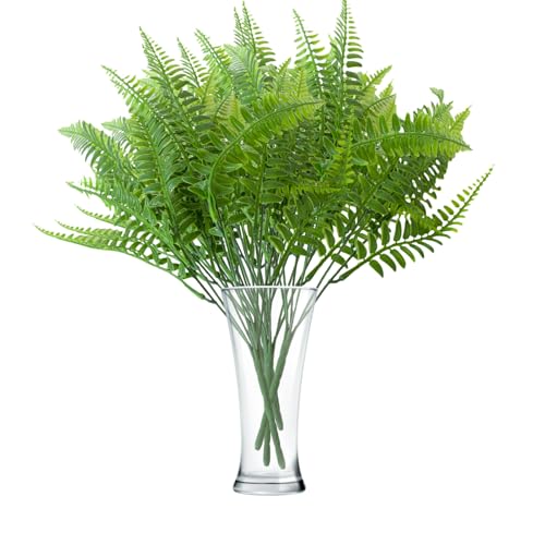 Genérico Helechos Artificiales para Exteriores | Helechos Falsos para Interiores | Simulación Natural Realista Verde para Familia Amigos Pareja