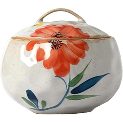 AKILER茶碗蒸し器陶器製茶碗蒸し器蓋付き蒸し器茶碗蒸し汁カップ和洋菓子カップビジネス&家庭用(D) (A)