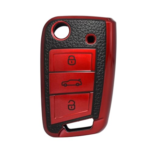 Housse de protection pour clé de véhicule Skoda Octavia Fabia contre les boutons usés
