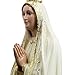 FARPortugal Hand Painted Our Lady of Fatima Statue Religious Figurine Virgin Mary Made in Portugal (Beige, 29.5 Inch)