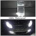YITAMOTOR 23mm Eagle Eye Led Bulb White, Ultra Thin High Power 9W 12V Turn Signal Light Fog Light Car Motorcycle DRL Tail Backup Marker Bulbs,10-Pack