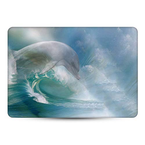 Couverture Vinyle MacBook Pro 16 A2141 Sticker Protection Océan Dauphins