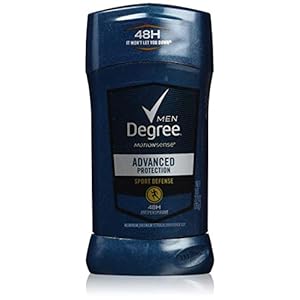 Degree Advanced Protection Antiperspirant Deodorant Sport Defense 4 count 72-Hour Sweat and Odor Protection…