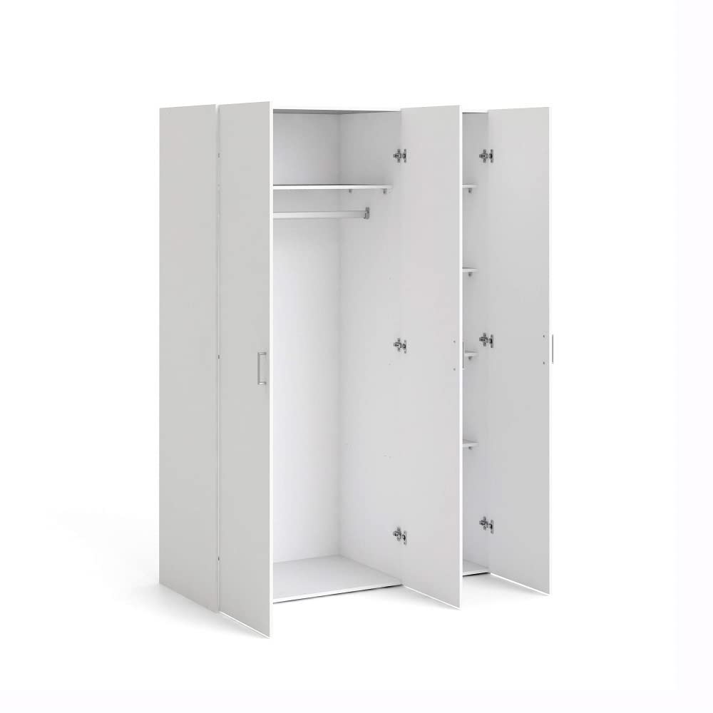 Tvilum 704194949 Jade Armoire avec 3 Portes Blanc