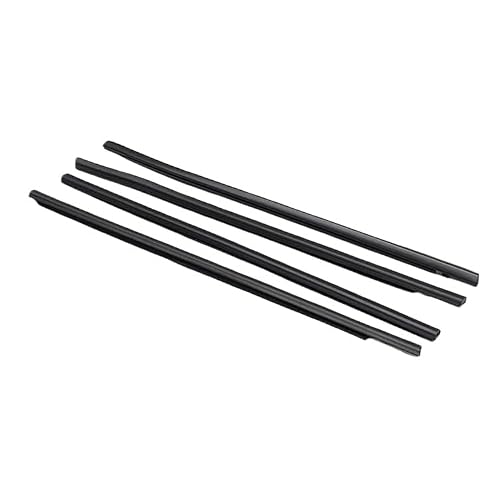Mzxygkli One Color Car Window Weather Strip 4Pcs Car Weatherstrip Window Moulding Trim Seal Belt For Civic For Hatchback 2016-2021