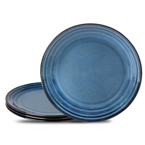 Glowworm 10 Inch Ceramic Dinner Plates Set of 4