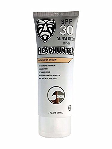 Headhunter Sunscreen Lotion - SPF 30, Light Brown