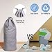 Momcozy Reusable Diaper Pail Liner, 3 Pack Waterproof Cloth Diaper Wet Dry Bag with Drawstring Perfect for Diapers, Laundry, Fits Most Diaper Pail Like Dekor, Ubbi, Munchkin, Tommee Tippee, AKORD .etc
