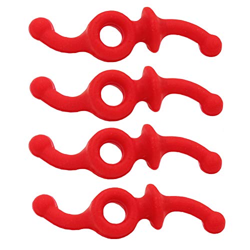 APEX GEAR Doubledown String Silencers 4-Pack Red