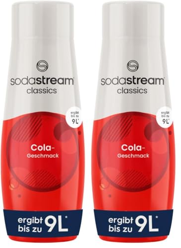 SodaStream Concentré Cola pour Machine à Eau Pétillante et Soda | Préparez jusqu'à 9 Litres de Cola en Quelques Secondes, 440ml (Lot de 2)