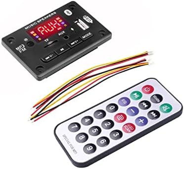 0Digital Bluetooth 2*25W MP3 Player Class Stereo Speaker Power Amplifier Board with Audio Color: Black