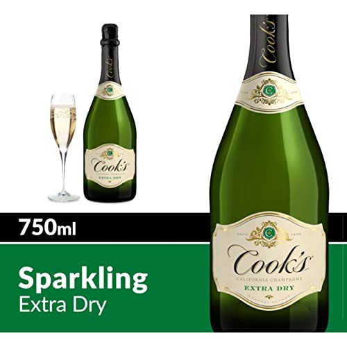 Cook's California Champagne Extra Dry White Sparkling Wine, 750 Ml Bottle #TOP1