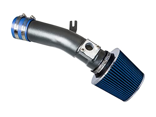 RW SERIES - MATTE BLACK PIPE BLUE - SHORT RAM INTAKE Compatible For 2016-2021 Honda Civic 1.5L (Except Si Model)