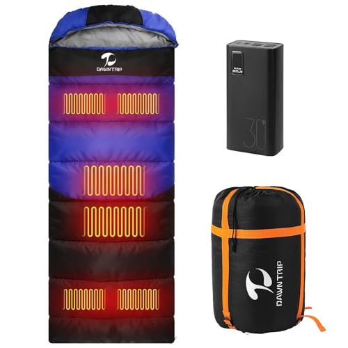 Heated Sleeping Bag with 6 Heating Areas