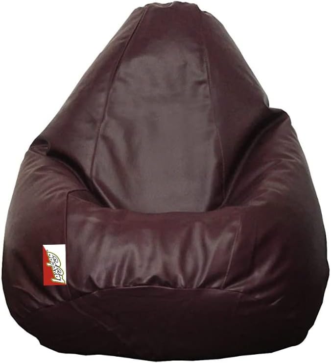 Bean Bag Chair, Furniture for Kids. XXL Bean Bag Cover, Playing Video Games or Relaxing, for classrooms, daycares, Libraries or Work from Home (Maroon - 2XL Size)