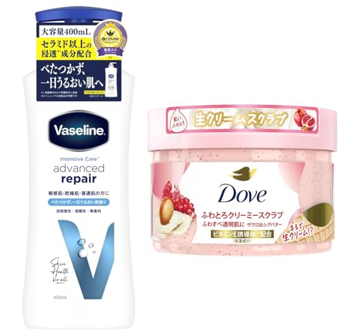 Vaseline(@Z) yZbgz AhoXhyA {fB[V 400ml & Dove(_) UN&VAo^[ {fBXNu 298g