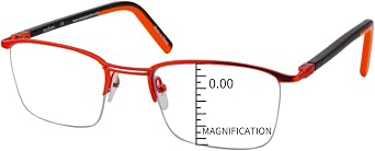 ProEyes Attitude 3, Progressive Blue Light Blocking Readers, 0 Strength on Top Lens, Lightweight, Flexible, Durable