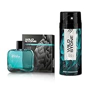 Wild Stone Edge Perfume for Men 50ml and Deodorant for Men 150ml, Pack of 2