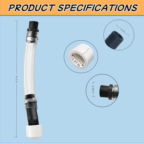 Super Large Diameter 1.26" Premium Racing Fuel Hose (0.1" Wall Thickness) with Upgraded Filter & Trigger Nozzle - Fits VP, EGS, LC2 3/5/5.5 Gallon Racing Gas Cans & Jugs (Type 3044) by XINGZHENG - Image 6