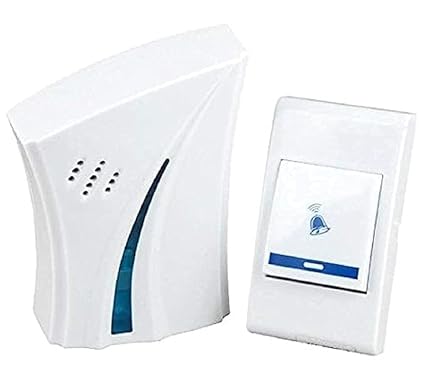 Comert Door Bell with Switch | Cordless Wireless Calling Remote Door Bell for | Remote Control Doorbell | Door Ringing Bell(Multicolor)