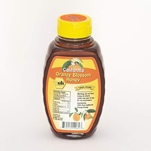 Miel pura natural de flor de naranja 2 frascos 16 oz miniatura 2