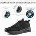 Imagen de Hitmars Zapatillas Running Hombre Mujer Zapatillas Deportivas Zapatos Deporte Correr Caminar Fitness Gimnasio Antideslizantes Unisex Ligeras Botón Rotativo EU43 duc-Negro