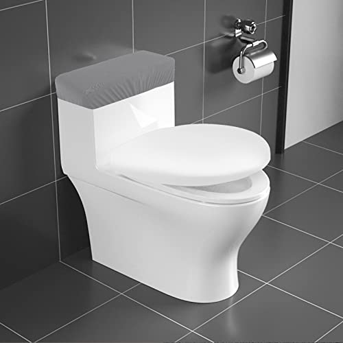AZHCHKE Toilet Tank Cover, Milk Silk Toilet Tank Lid Cover for Bathroom