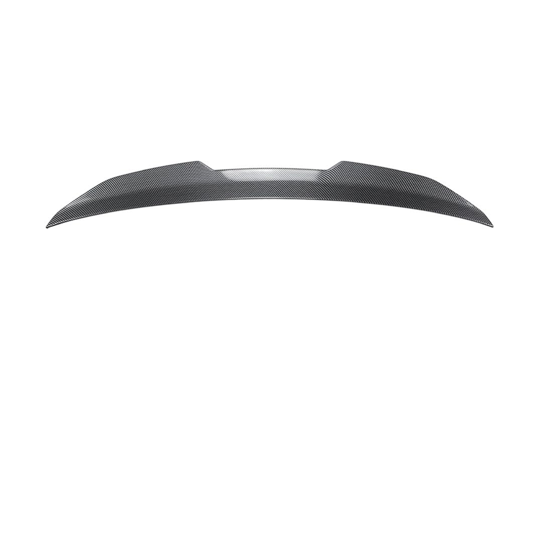 BTFLKAX Car Rear Spoiler for Audi A4 S4 B9 2017-2024 Modified PSM, Rear Trunk Boot Lip Spoiler Rear Wing Body Kits Car Spoiler Rear Splitter Modification Accessories, Carbon Fiber Texture