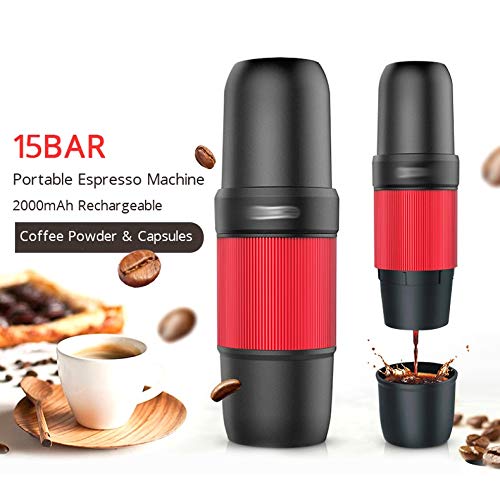 Neue USB-aufladbare Kapsel-Espressomaschine 15bar Espresso-Kaffeemaschine Tragbare Outdoor-Reise-Kaffeepulver-Kapsel mit… – Bild 4