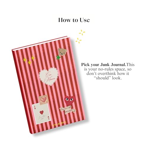 Image of Sunshine Club Aesthetic Junk Journaling & Scrapbook Kit | A5 Premium Notebook | 3 Playful Sticker Sheets | 25 Colourful Scrap Paper Sheets | 4 Note Cards | Perfect for Gifting
