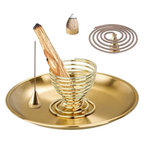 Beylos 5 in 1 Brass Incense Holder Set Cover