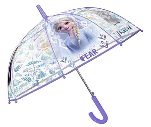 アナと雪の女王2 グラスファイバーリブ付き こども用 ジャンプ傘 