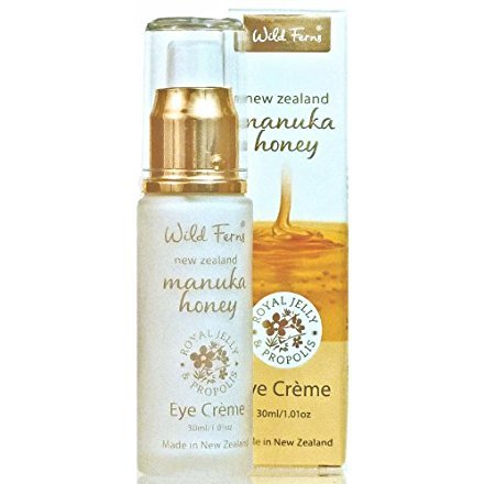 Wild Ferns Gold Manuka Honey Eye Cream in Glass Bottle