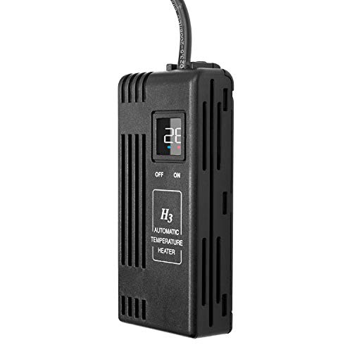 NICREW Submersible Aquarium Heater 50W, Fish Tank Heater with External Digital Controller, up to 50L Aquarium