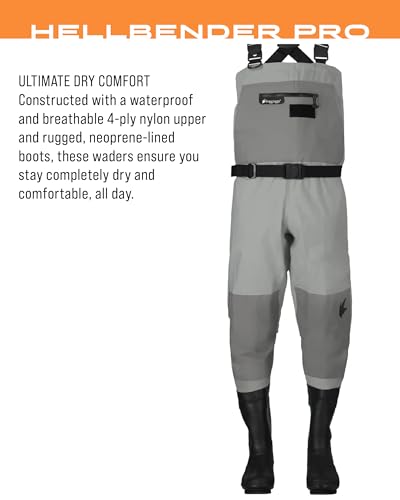 Image of FROGG TOGGS Men's Hellbender Pro Bootfoot Fishing Chest Wader