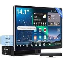 14.1 بوصة QLED Single DIN & Double DIN Android Car Stereo،وكيل الذكاء الاصطناعي ورؤية الذكاء الاصطناعي، شاشة FlexView Pro، صوت 7.1.2 قناة، 4V RCA، مدخل HDMI، 4G LTE، 8G+128G، CP&AA لاسلكي، بروتوكول ADS، مركز إنترنت الأشياء للسيارة،X10G141E