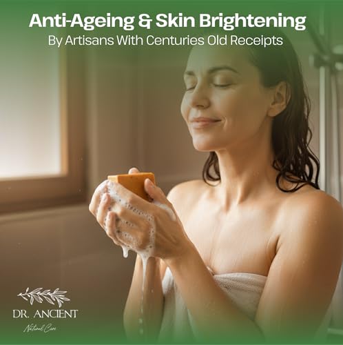 Image of Dr.Ancient Wild Pistacia Bittim Soap Bar, Organic Soap Bars Handcrafted the Traditional Way, Natural Chemical-Free, Vegan, Used for Face Wash, Body Wash, Hand Cleansing and Skin Care