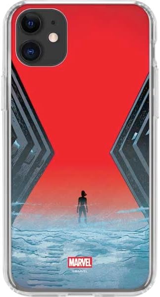 Skinit Clear Phone Case Compatible with iPhone 11 - Officially Licensed Marvel Black Widow Widowmaker Design