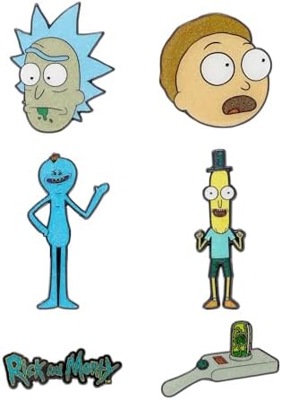Rick and Morty Mystery Enamel Pin Blind Box Series, Rick, Morty, Mr. Poopybutthole, Mr. Meeseeks, Rick and Morty Title Logo, or a Portal Gun image 5