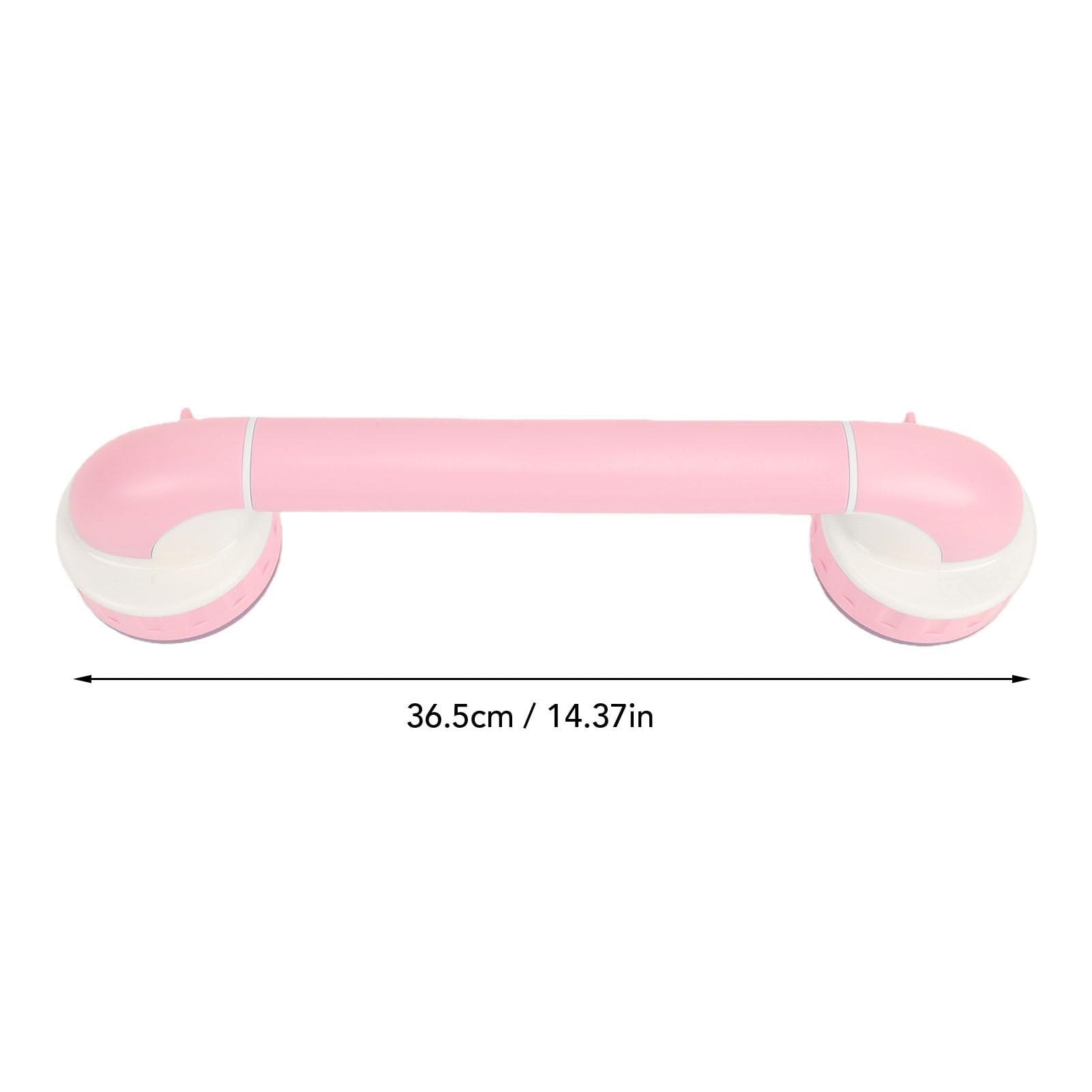 Robuster Duschgriff, Rutschfester 14,37-Zoll-Haltegriff für Badewannen und Duschen, Badezimmer-Haltegriff für Babys und (Rosa)