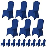Housse de chaise bleu roi en Spandex Lycra, pour mariage, banquet, fête d'anniversaire, événement, salle à manger, élastique, avant arqué, par Trimming Shop