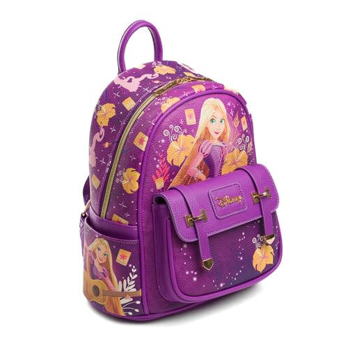 Image of Wondapop Disney Tangled Rapunzel 11 inch Vegan Leather Fashion Mini Backpack