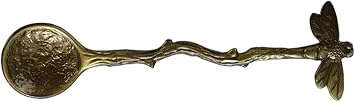 Antique Retro Dragonfly Spoon Coffee Spoon Teaspoon Stainless Steel Tableware Creative Sugar Tea Stir Bar Stirring, Cake, Dessert,Long Handle Kitchen Gadget