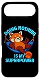 Carcasa para iPhone Air No Hacer Nada es mi Superpoder Divertido Arte de Humor Perezoso