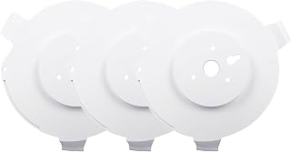 Wall Mount for Deco M9 Plus Mesh WiFi System Easy Installation, White Plastic 3 Pack (3pcs)