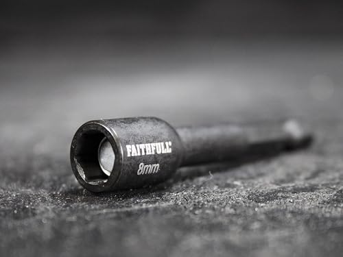 Faithfull FAISBMNUT8I Magnetic Impact Nut Driver 8mm x 1/4in Hex
