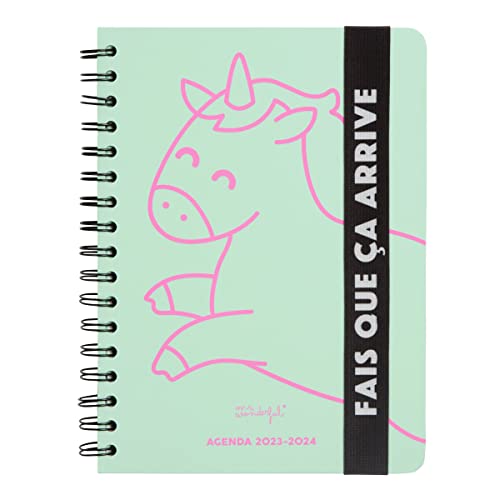 Mr.Wonderful – Agenda adolescente 2023-2024 Semainier Mint – Haz que suceda