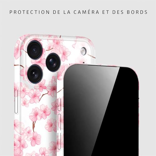 Coque iPhone 17 Pro ONEFLOW fleur de cerisier en plastique rigide - 2