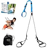 Sportastisch Schlingentrainer Sling Trainer Set mit Umlenkrolle „Move in Loops“ Fitnessband einstellbar für Krafttraining zuhause mit Trainings-PDF